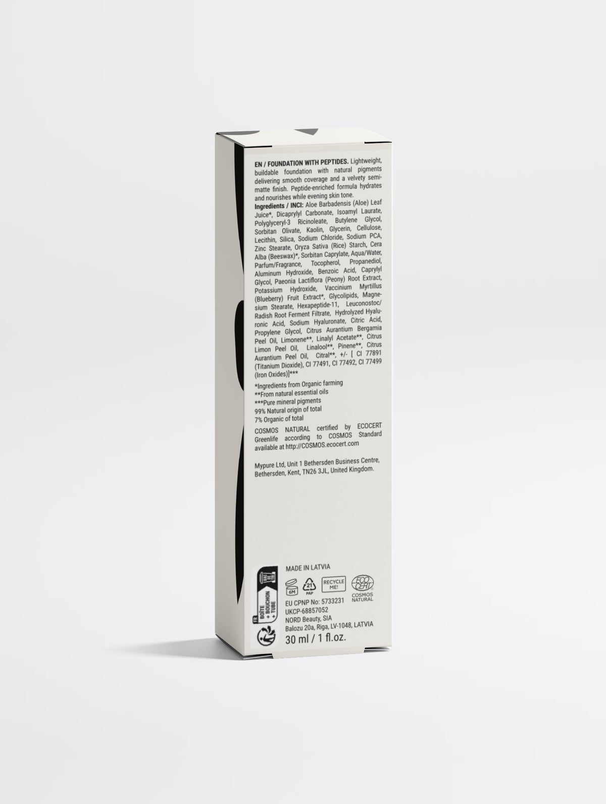Foundation with Peptides, 20 Medium Neutral