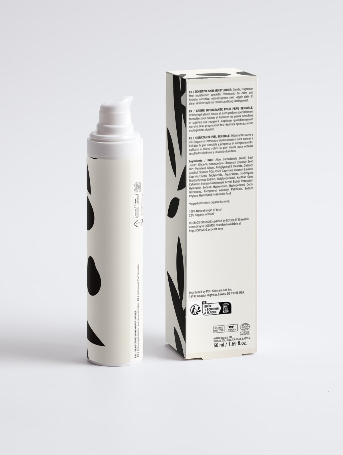 Sensitive Skin Moisturiser, Fragrance Free