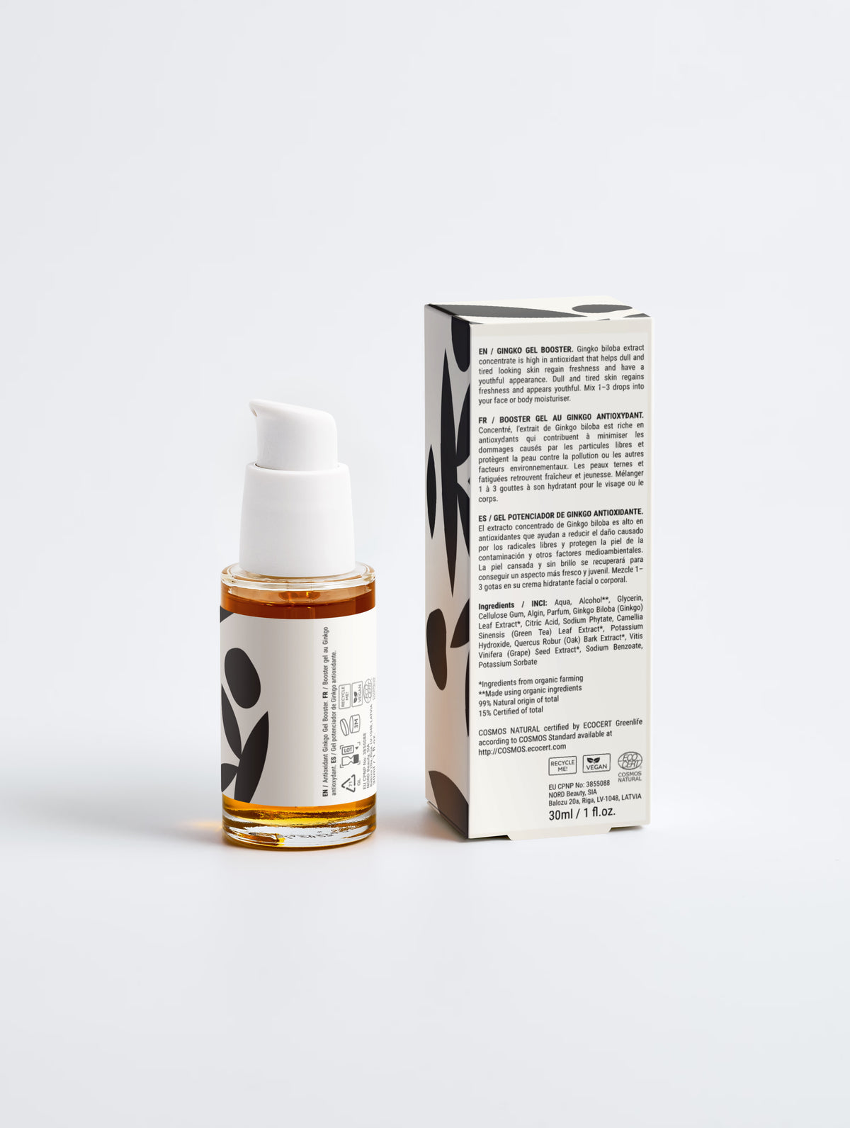 Antioxidant Ginkgo Gel Booster